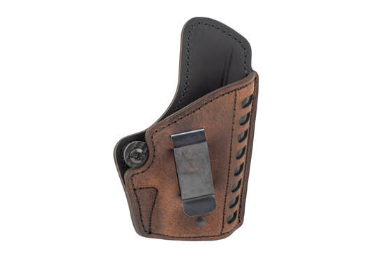 Versacarry Compound Gen II IWB Holster Size 365 in Distressed Brown Leather
